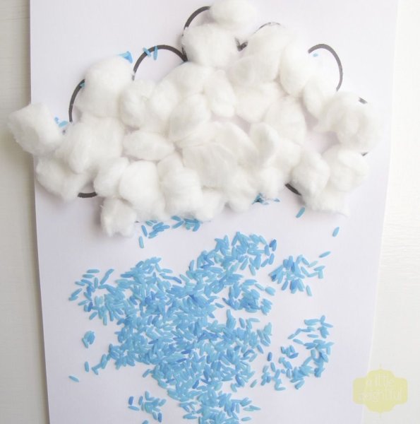 Поделки из ваты для детей