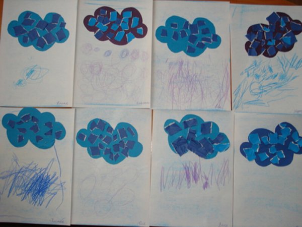 Аппликация тучка