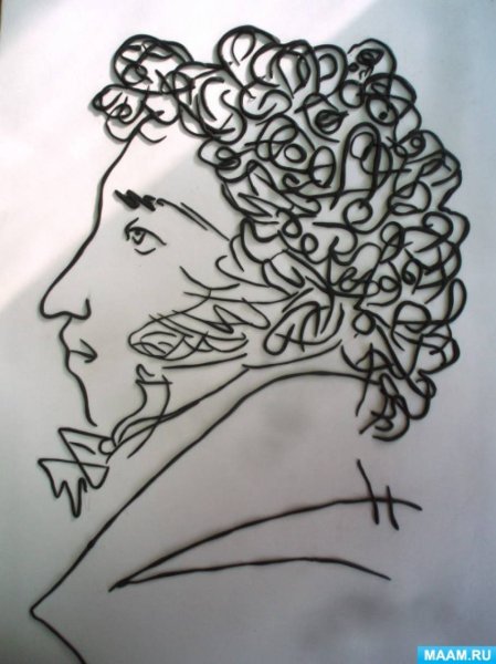 Пушкин из пластилина