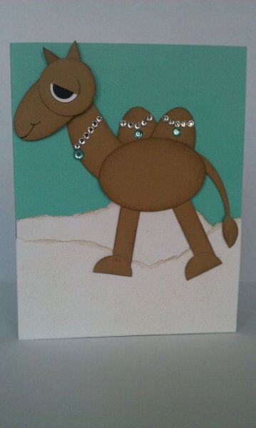 Верблюд аппликация для малышей