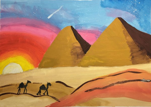 Образ города в пустыне