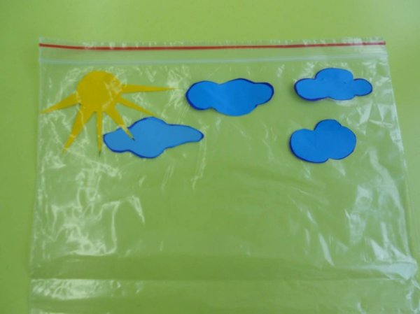 Аппликация на тему вода