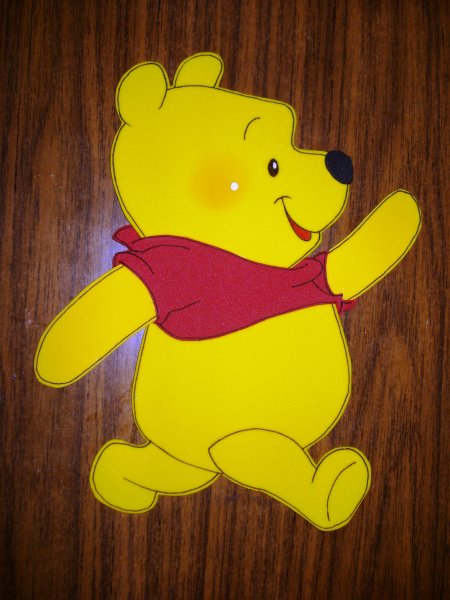 Аппликация Винни пух