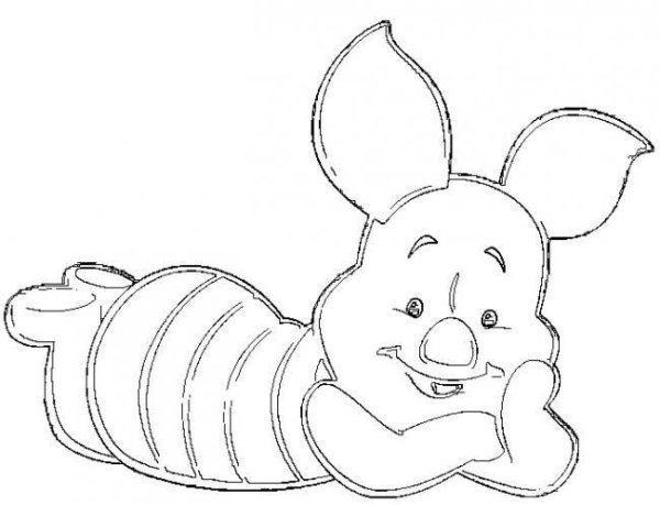 Аппликация Пятачок