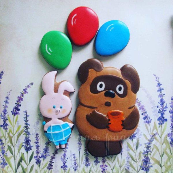 Пряники Винни пух и Пятачок