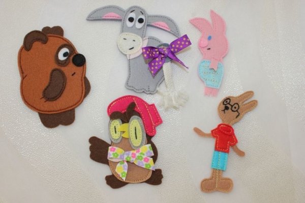 Герои Винни пуха из фетра