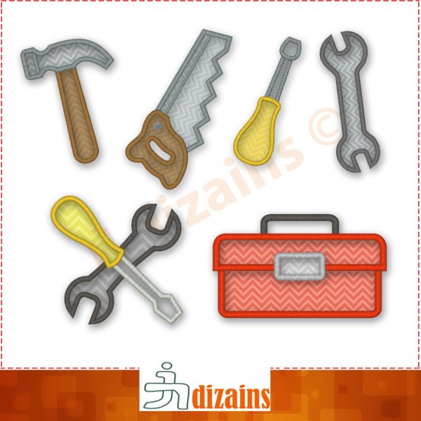 Аппликация строительные инструменты