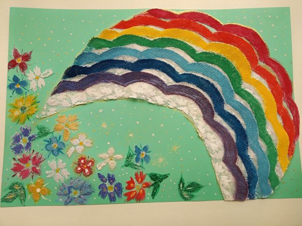 Поделка Радуга