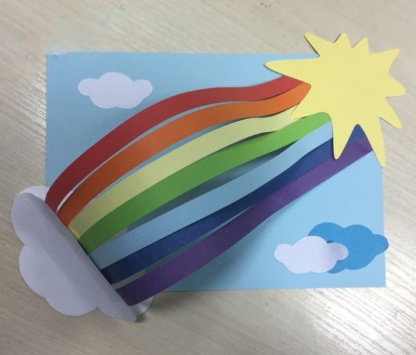 Поделка Радуга