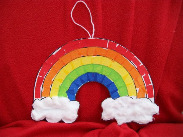Поделка Радуга для малышей