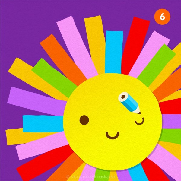 Яркие аппликации для детей