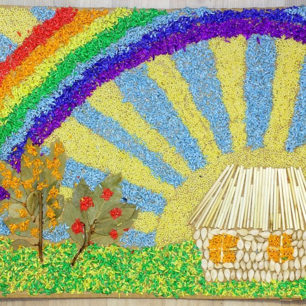 Поделки из круп