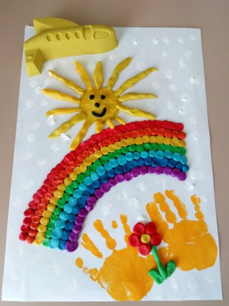 Поделка Радуга для детей