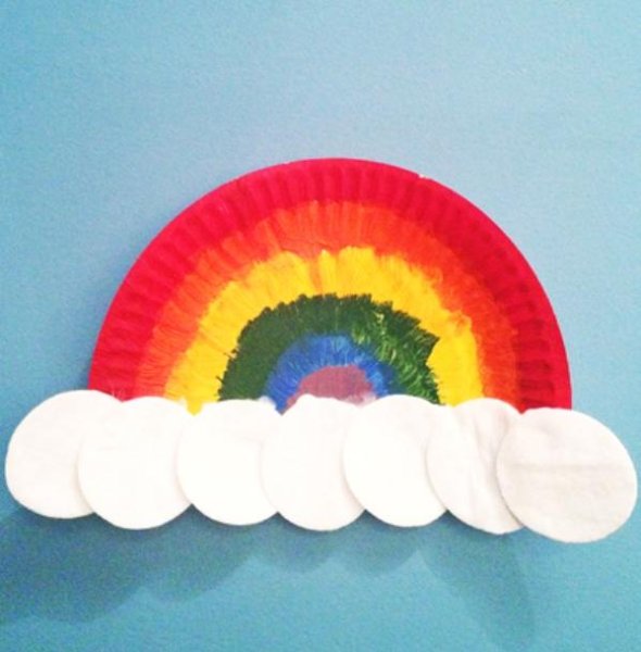 Аппликация Радуга
