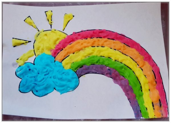 Поделка Радуга