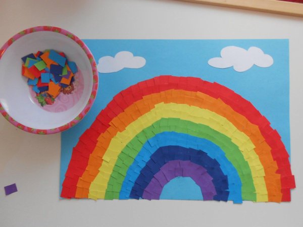 Аппликация Радуга
