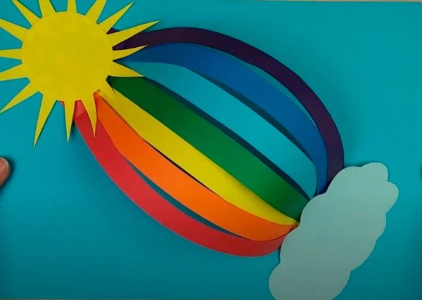 Поделка Радуга