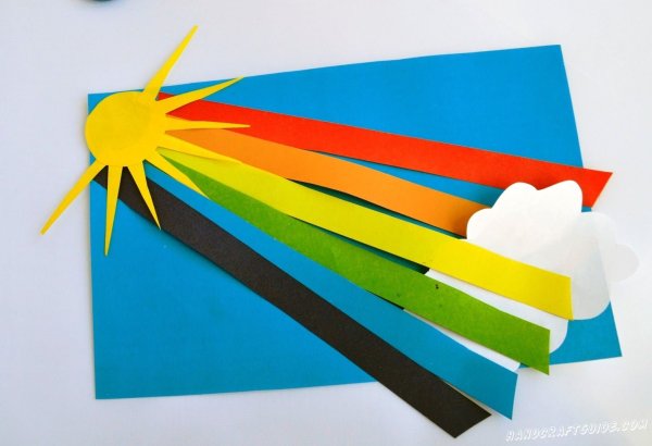 Поделки из цветной бумаги