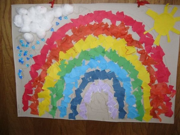 Поделка Радуга