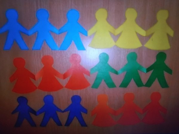 Аппликация хоровод дружбы