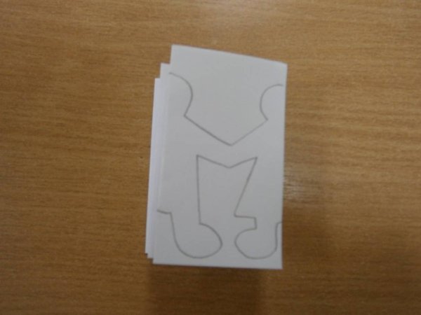 Аппликация праздничный хоровод в подготовительной группе трафарет