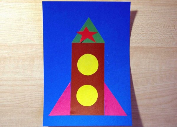 Аппликация 3 года