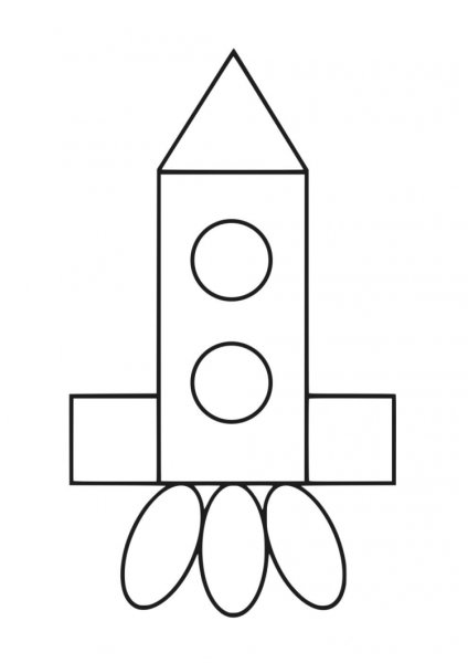 Геометрические фигуры раскраска