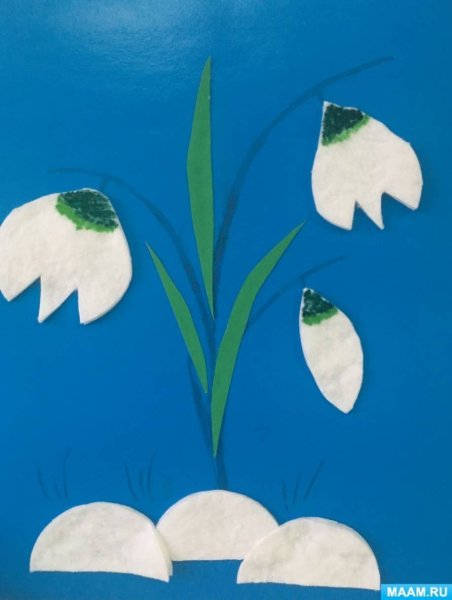 Аппликация на весеннюю тематику