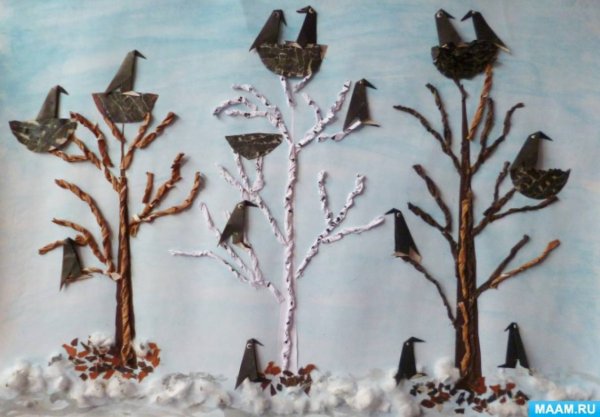 Перелётные птицы поделки для дошкольников