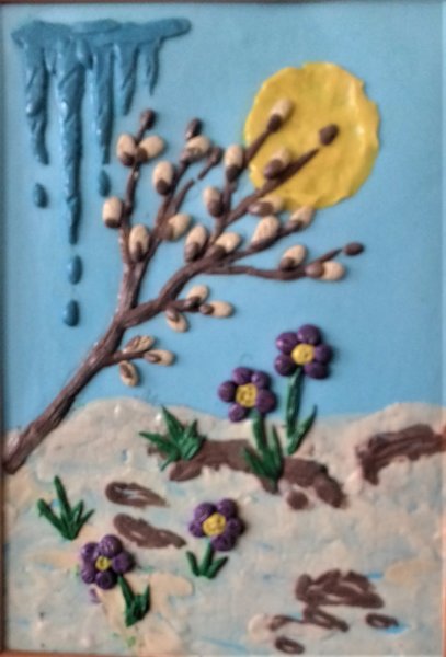 Весенняя аппликация