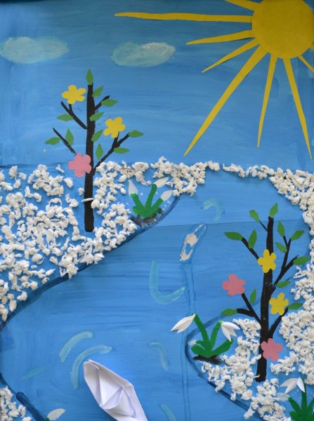 Поделка Весна в детском саду