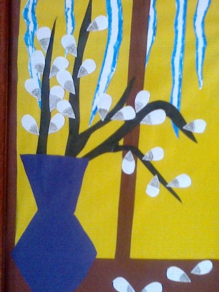 Аппликация Весна