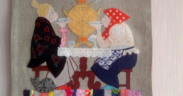 Панно самовар