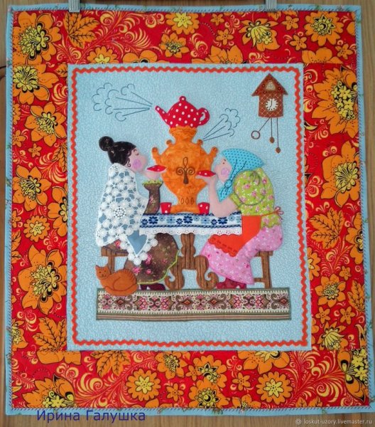 Панно самовар