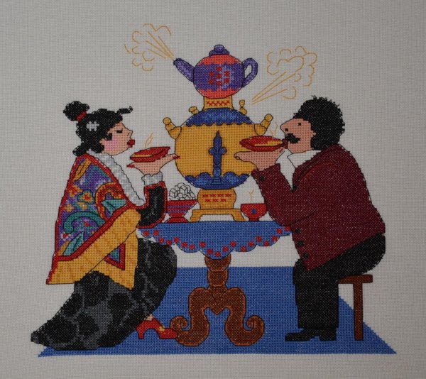 Аппликация чаепитие