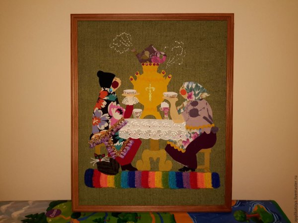 Бабушка с самоваром