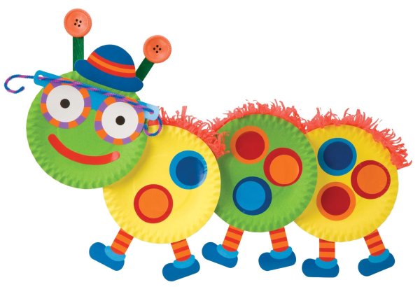 Поделка гусеница