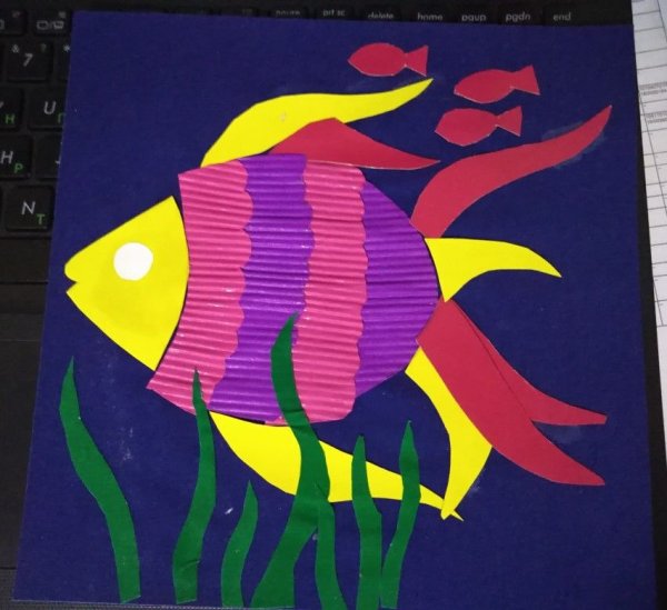 Рыбки. Аппликация