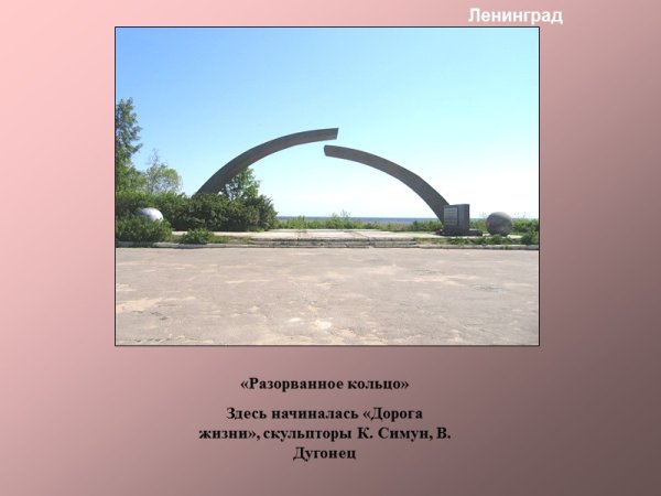 Аппликация блокада Ленинграда разорванное кольцо