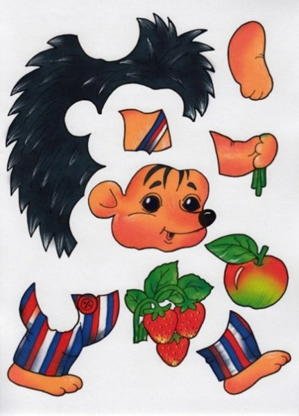 Готовые аппликации для детей