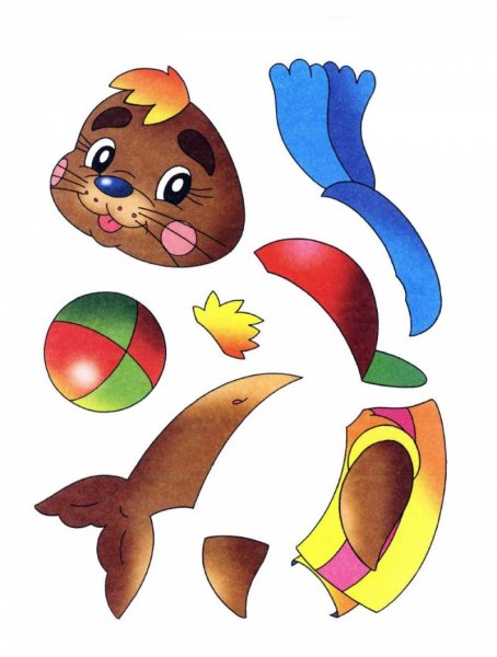 Аппликации для детей шаблоны