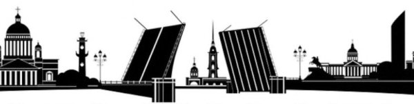 Мост Санкт-Петербург разводной вектор