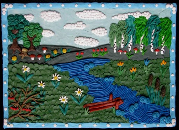 Пластилиновая живопись