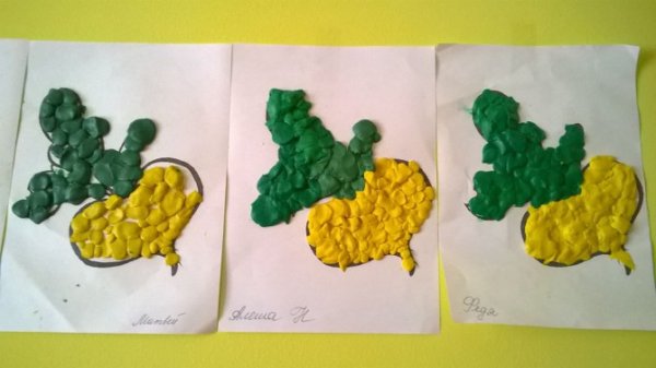 Лепка из пластилина для детей Репка