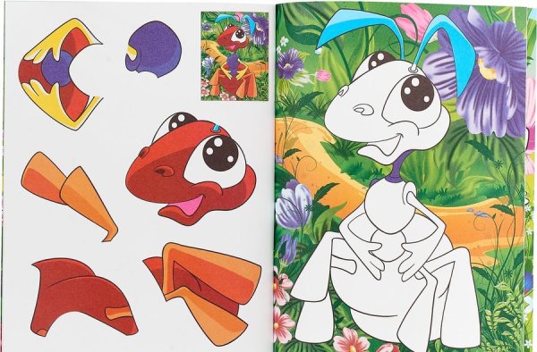 Вырежи и наклей насекомые