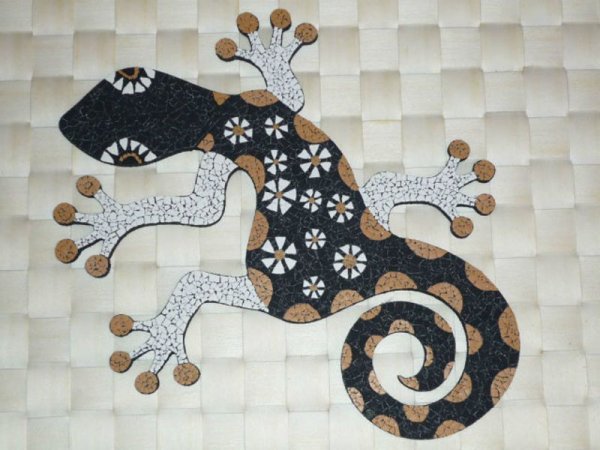 Поделка ящерица