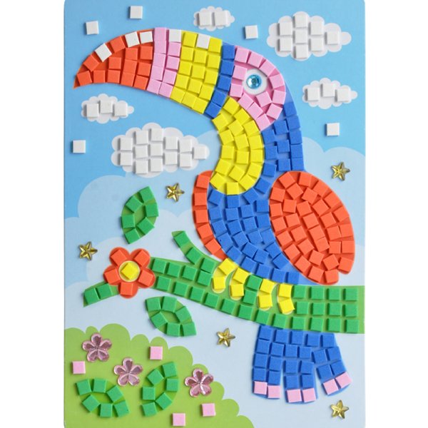 Аппликация мозаика для детей