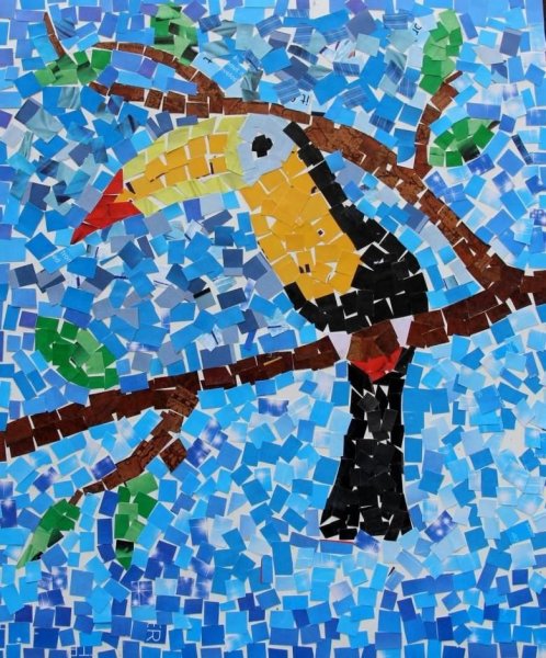 Обрывная аппликация Обрывная