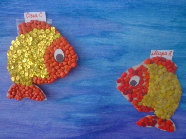 Поделка Золотая рыбка