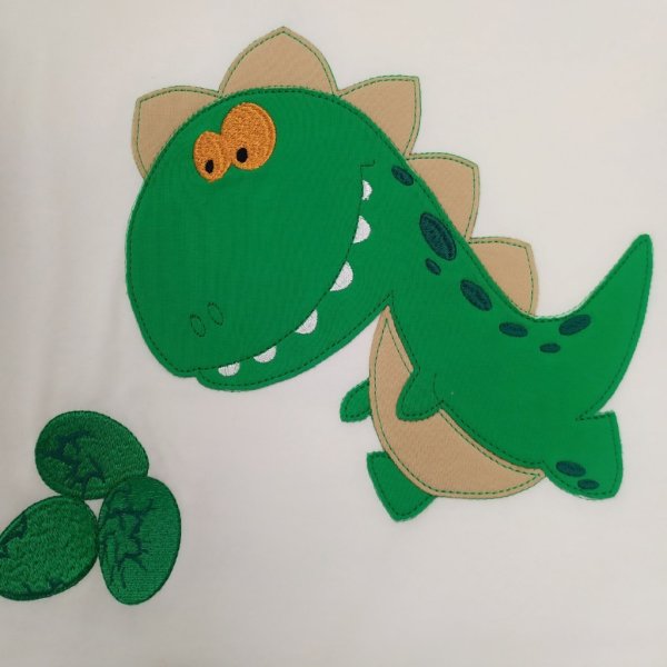Аппликация Динозаврик